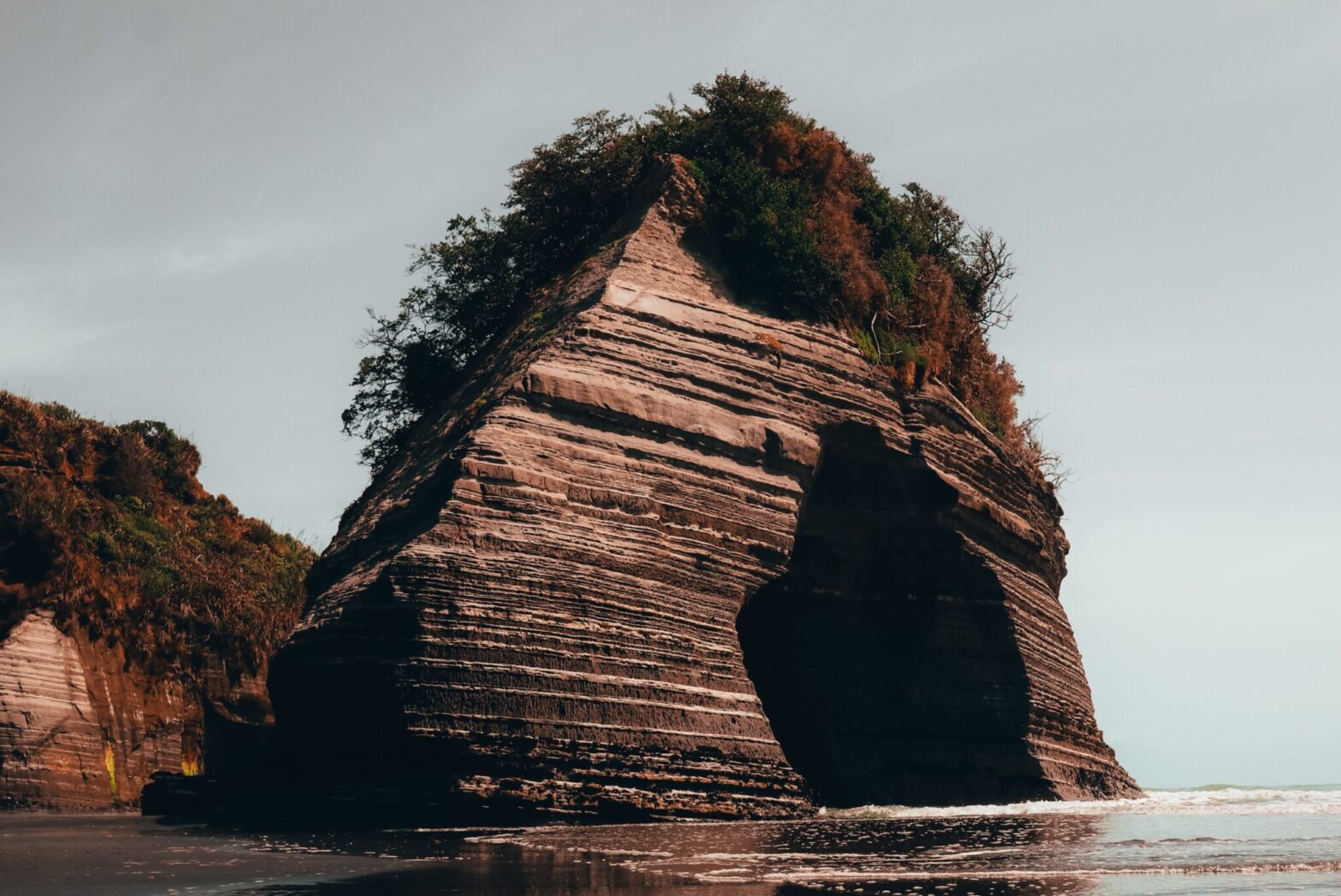 natural land structure in New Zealand