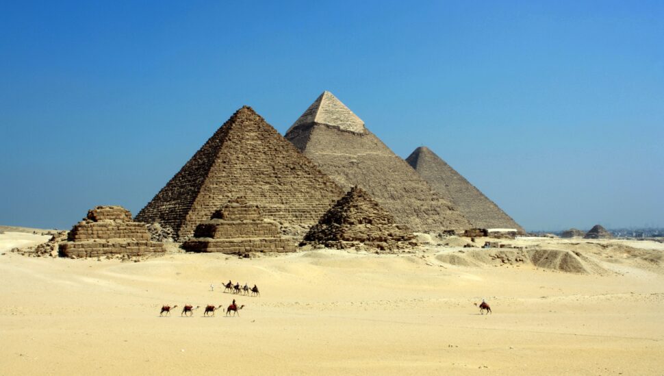 pyramids in Egypt