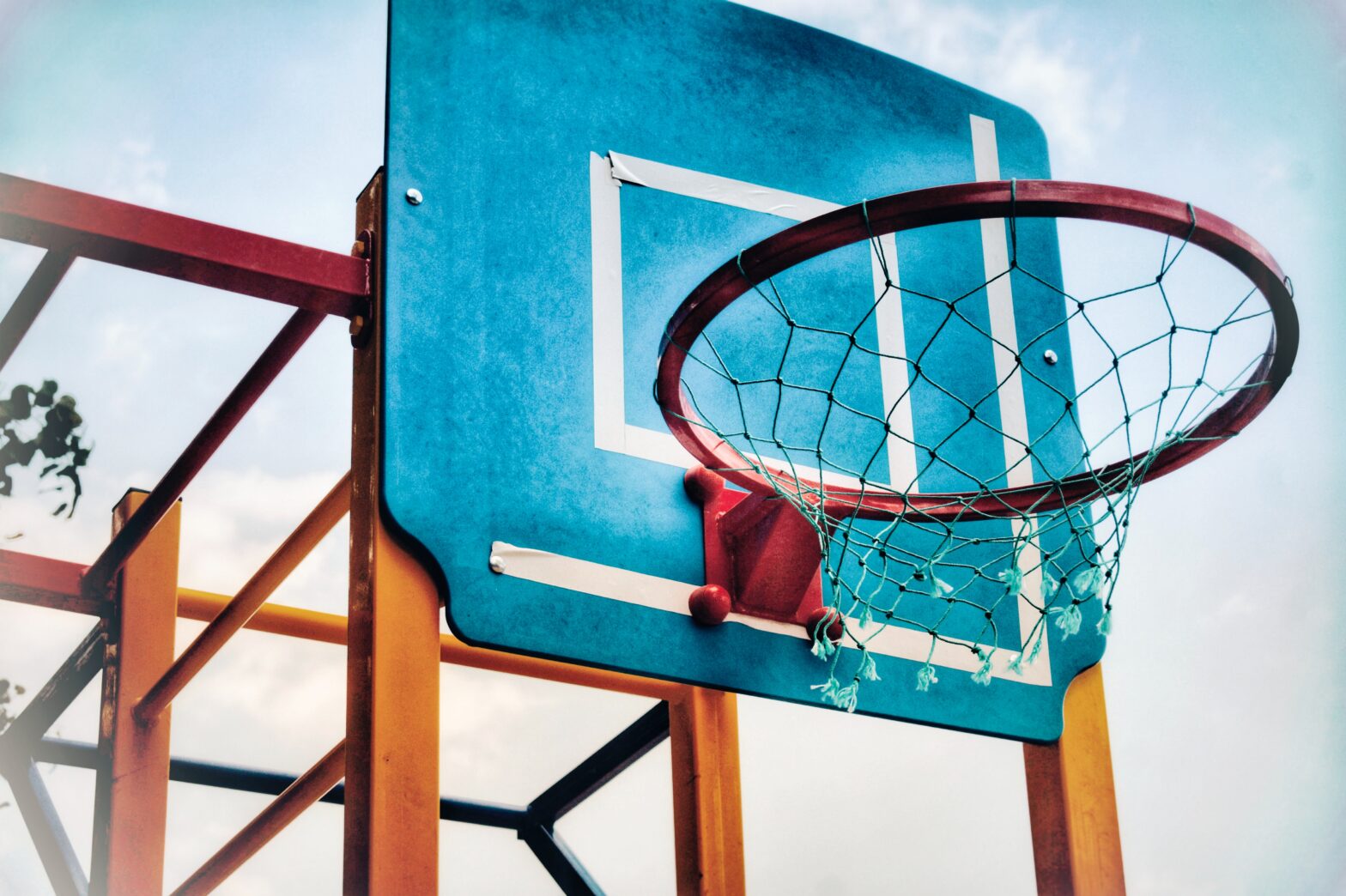 outdoor basketball hoop