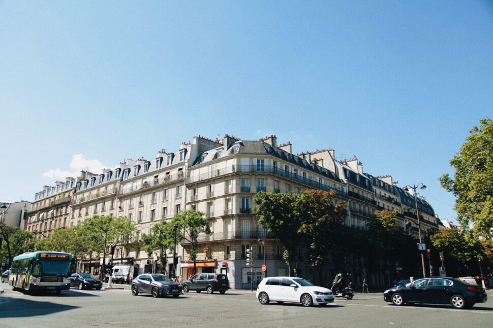 The Gobelin's family had a great impact on the 13th arrondissement. Visitors can visit and see the families historic mansion. 
pictured: Vehicles in front of building right off of Les Gobelins, Paris