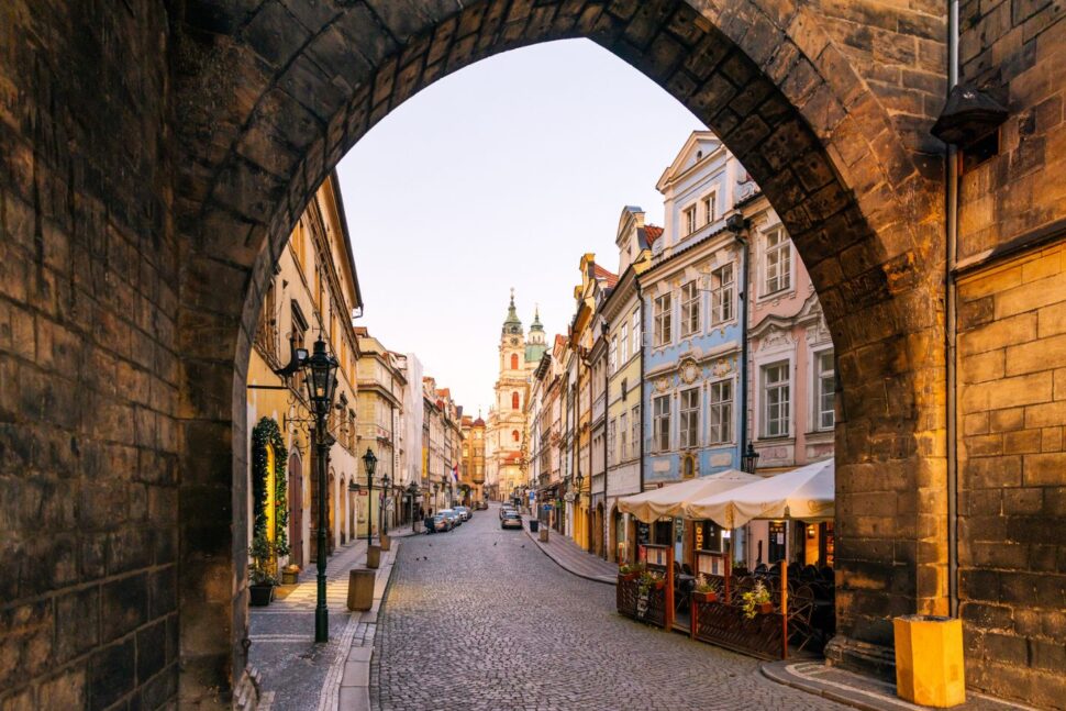 Pictured: Mala Strana and Nerudova Street in Prague