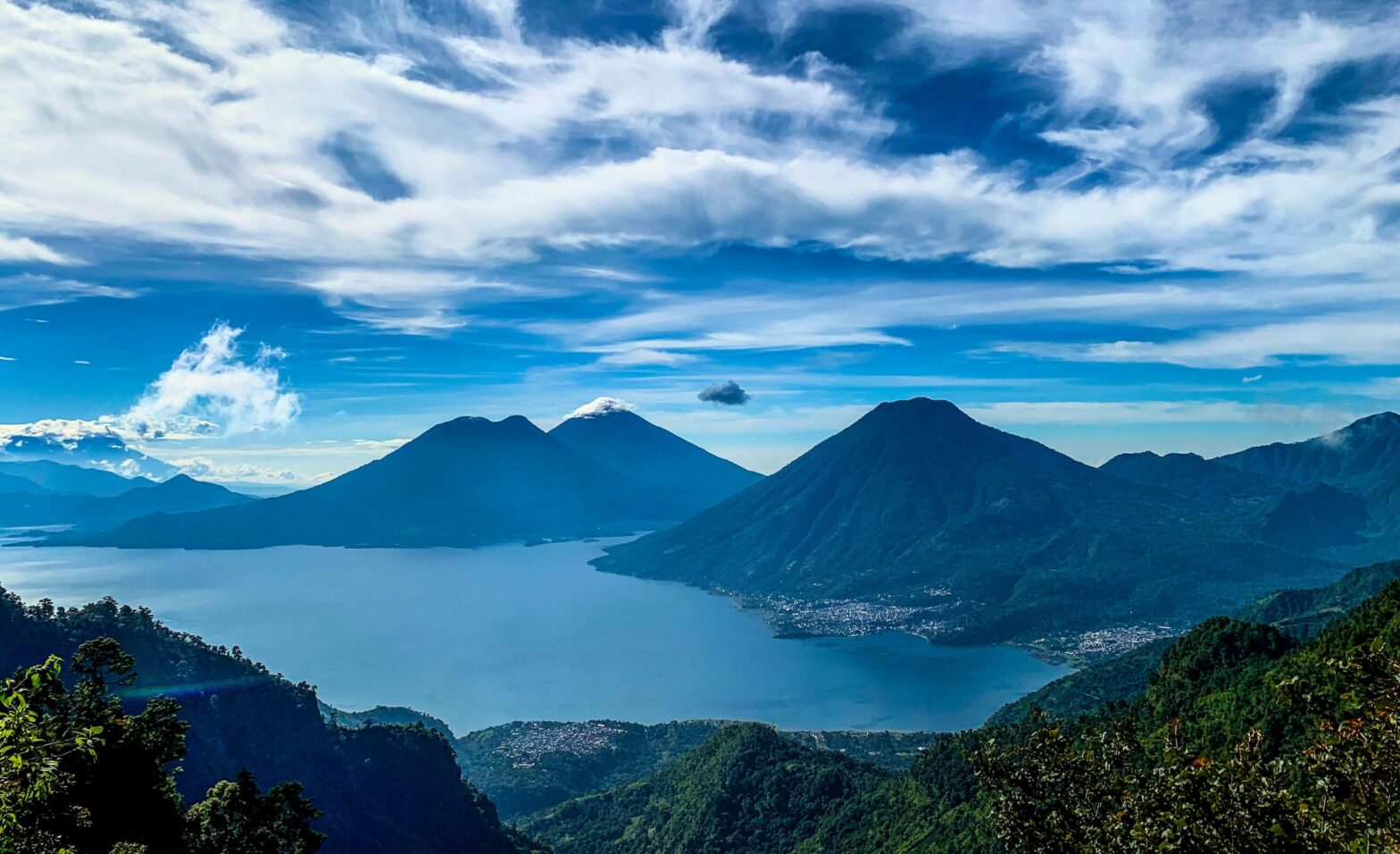 Volcano landscape in Guatemala