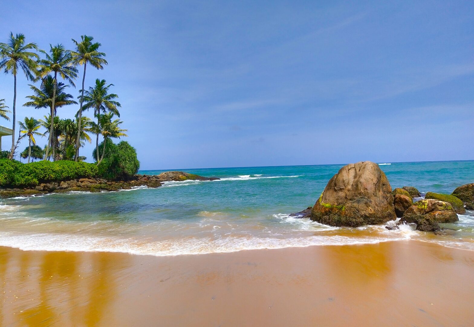 beach shoreline in Dominica