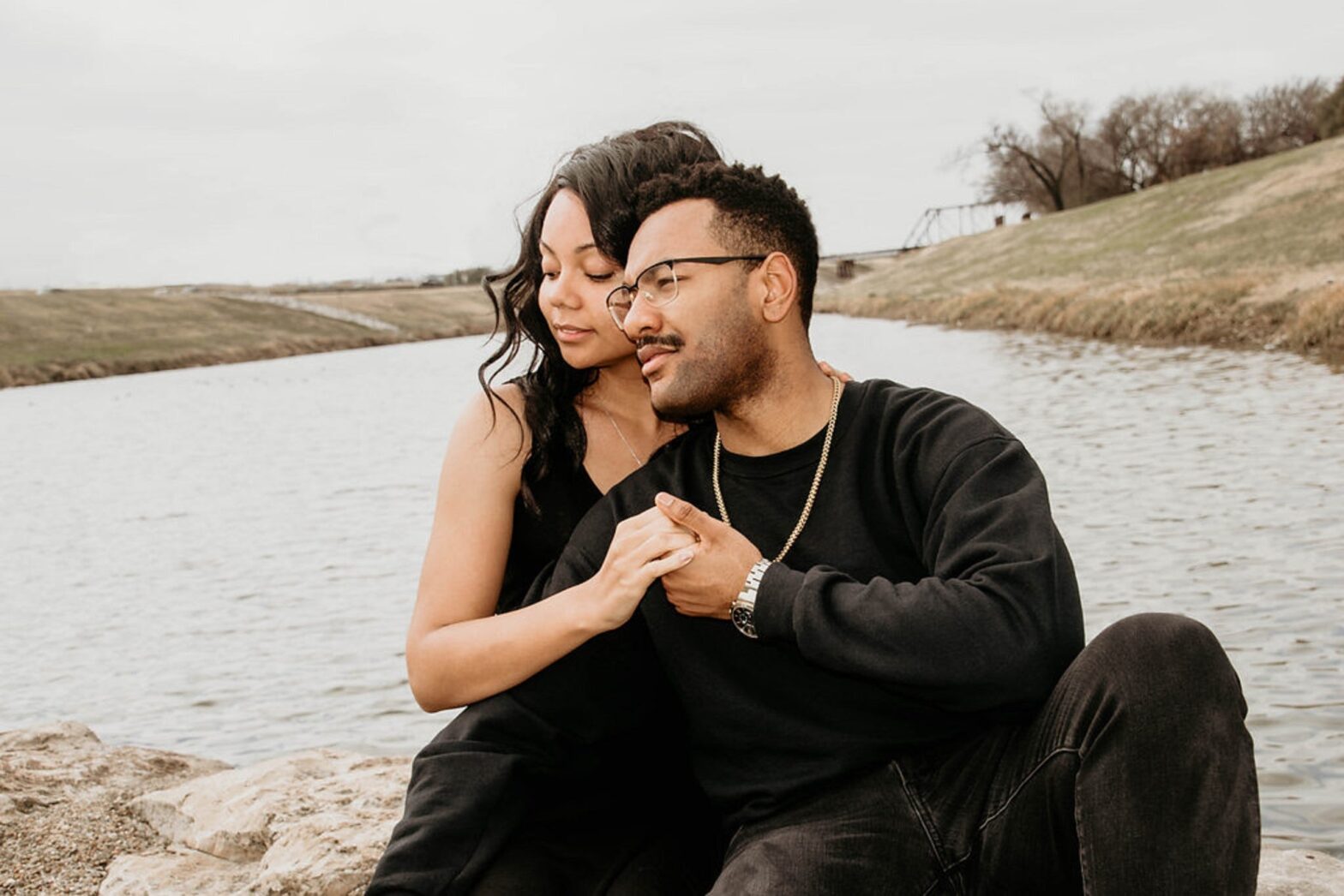 couple posing together