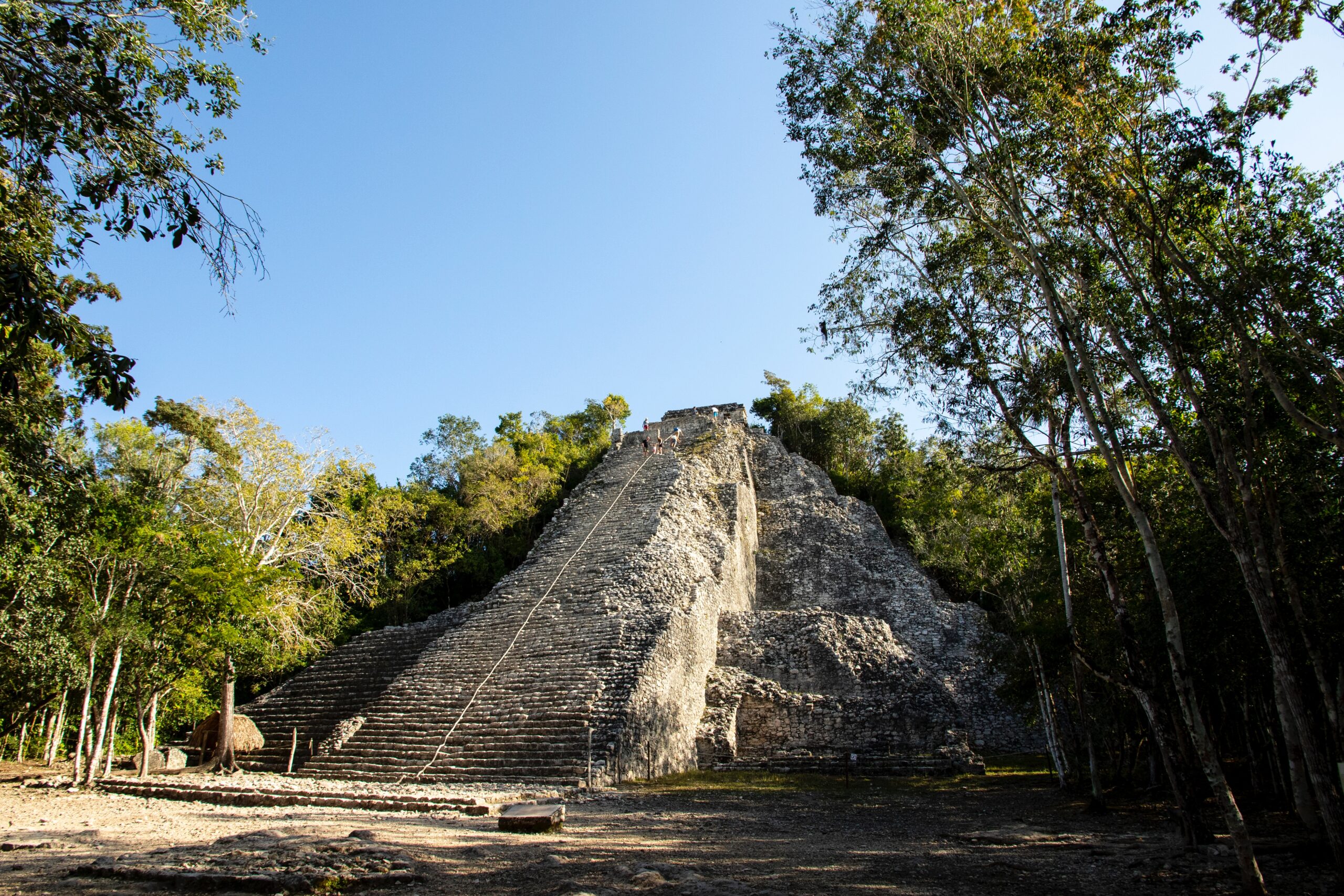 mexican pyramid tourist