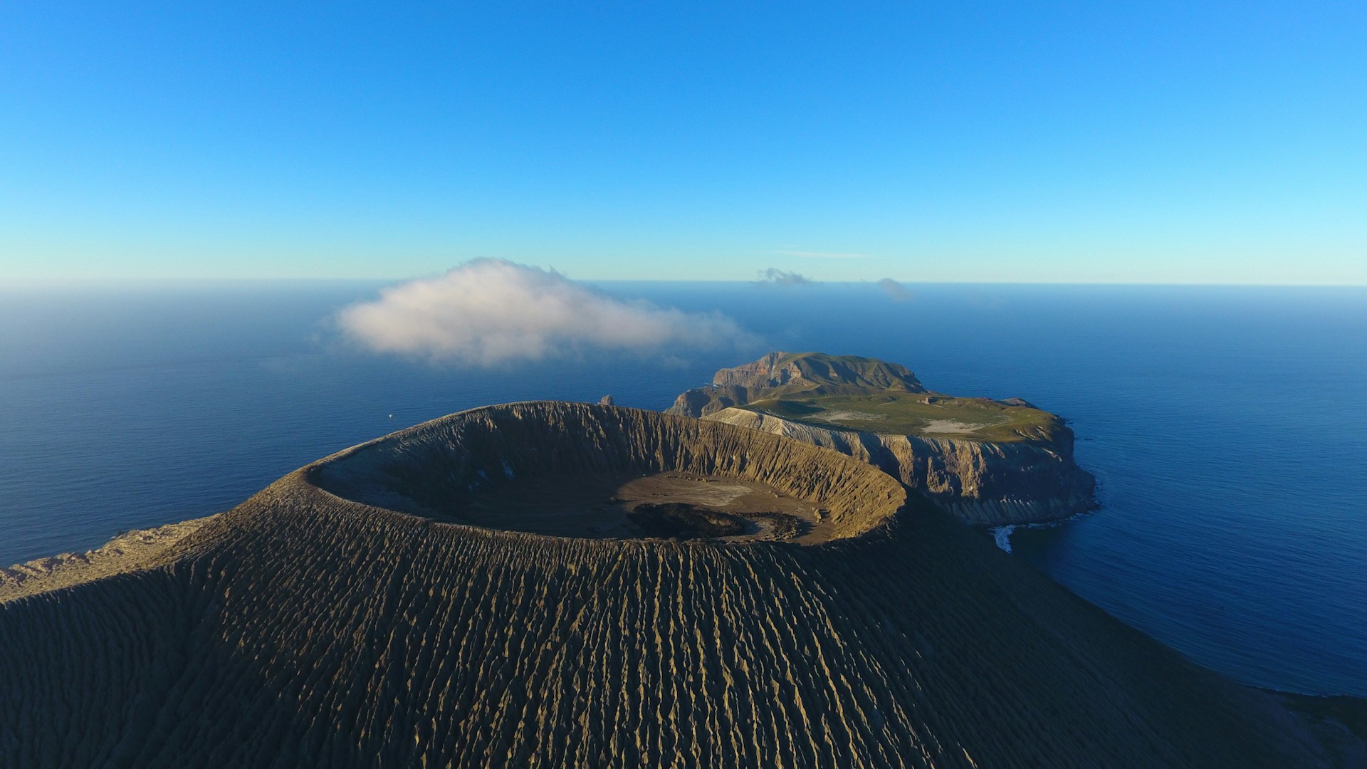 The top of a volcano in Mexico