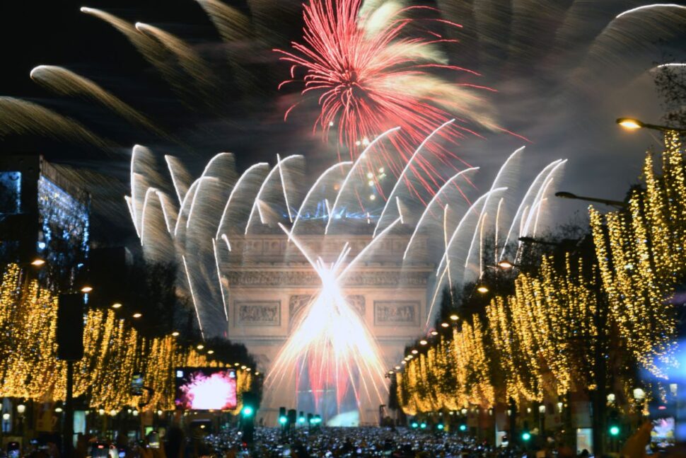 New Year celebration in Paris