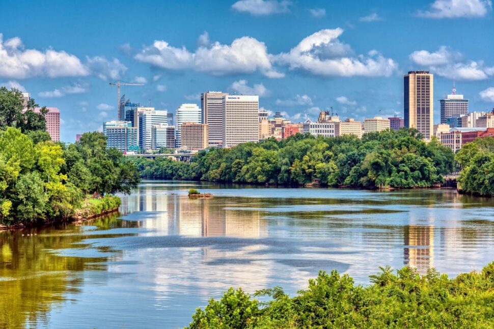 city skyline of Richmond Virginia