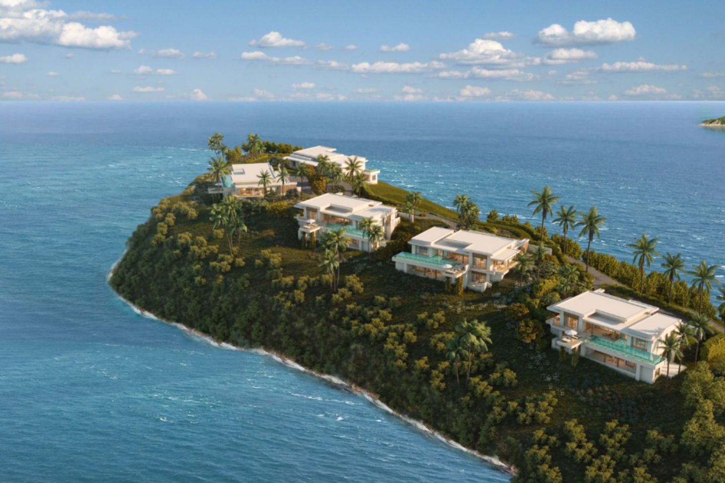 aerial view of Six Senses La Sagesse in Grenada