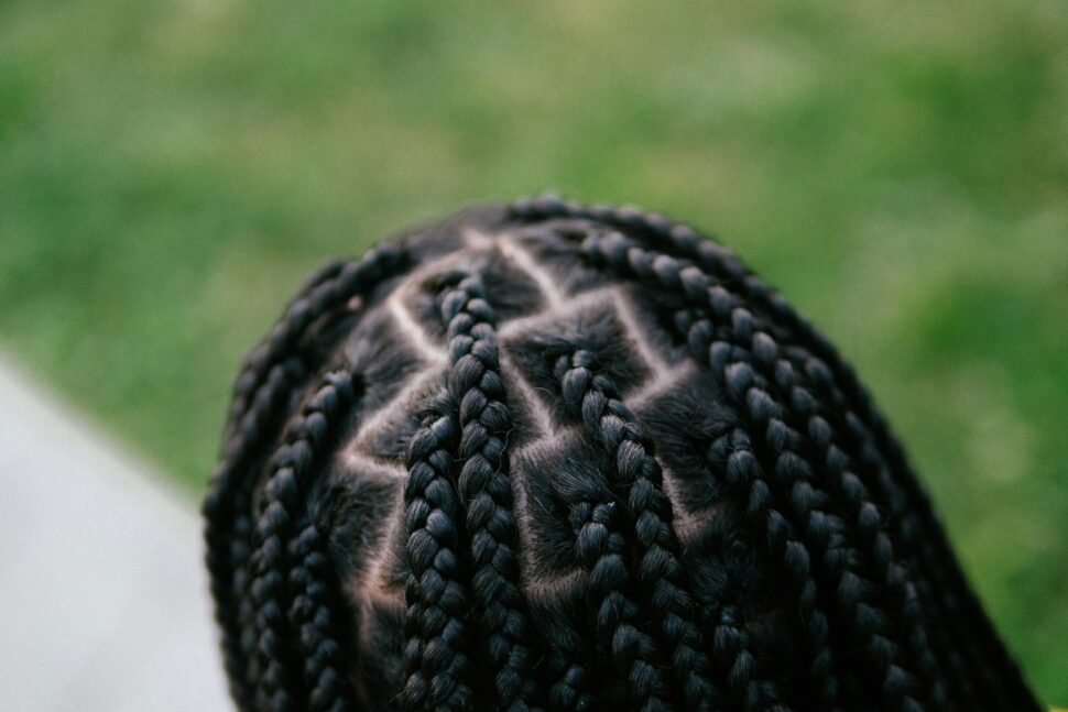 Black woman with braids