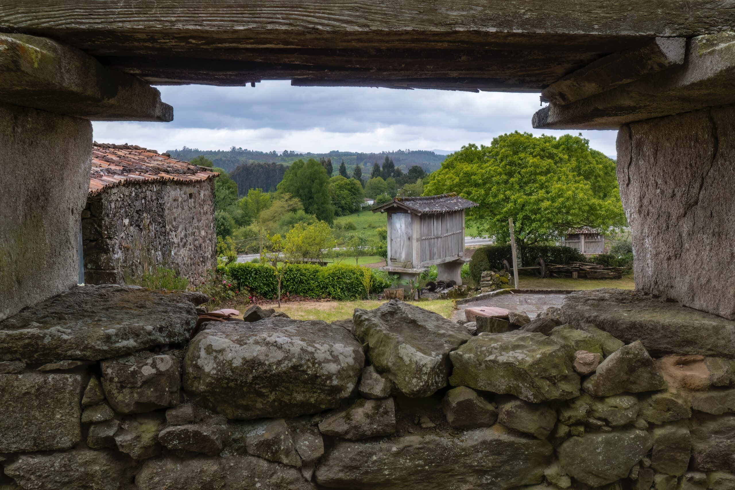 The walls of Lugo are a well preserved Roman military ruin that are historically significant. 
pictured: stone walls in Lugo 