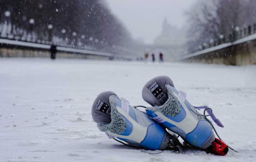 Ice skating on Rideau canal

