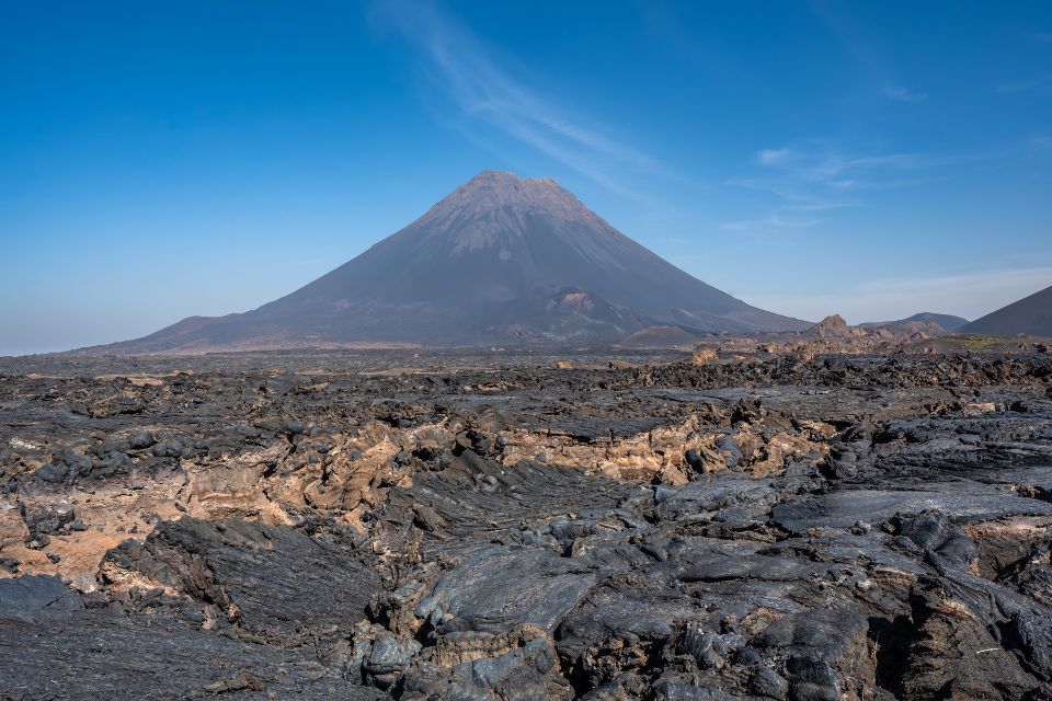 Chã das Caldeiras volcano on Fogo island in Cape Verde, West Africa