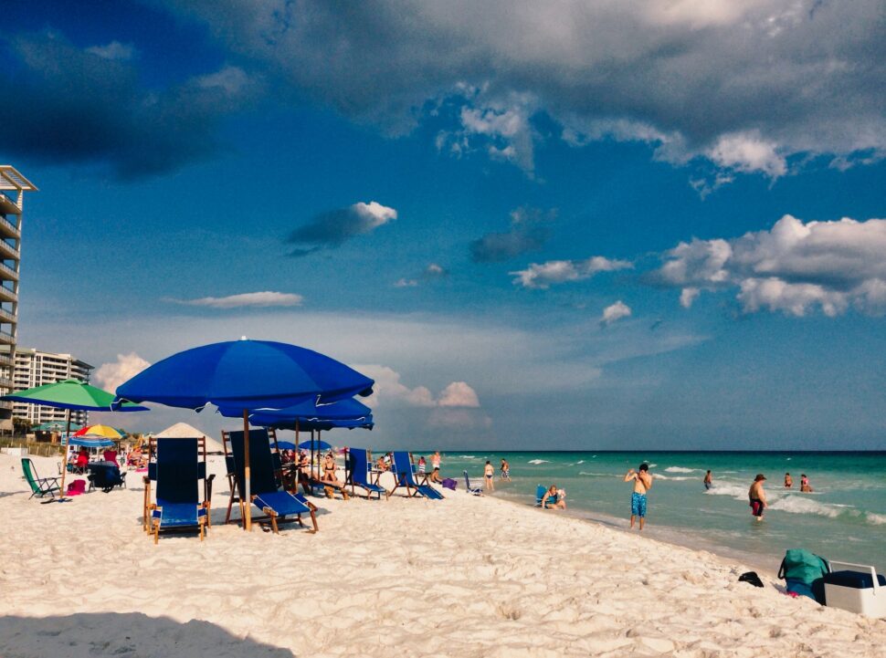 Busy Destin Beach 