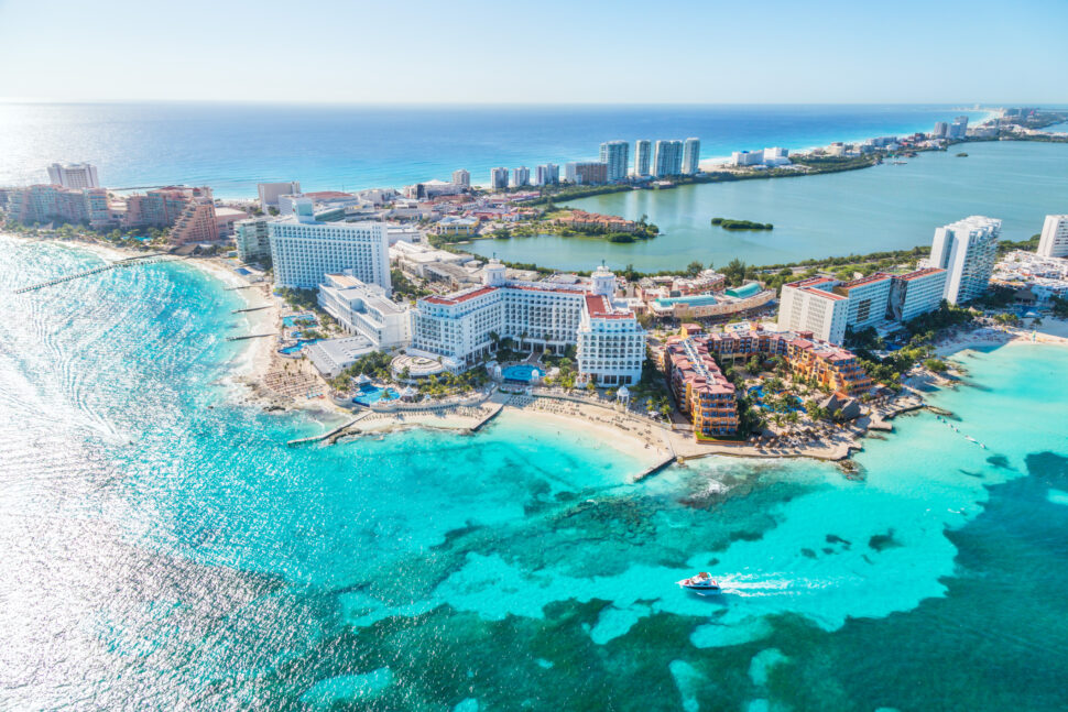 Beautiful beaches in Cancun