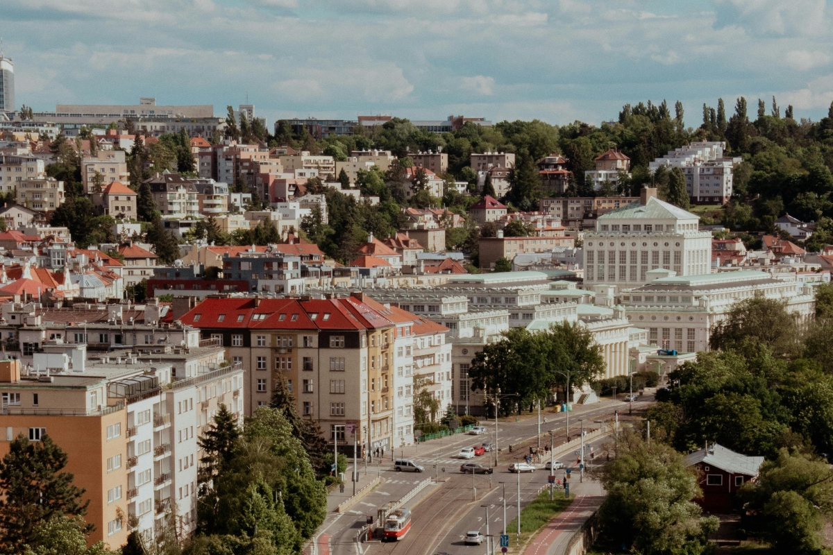 city view of Prague, Czechia