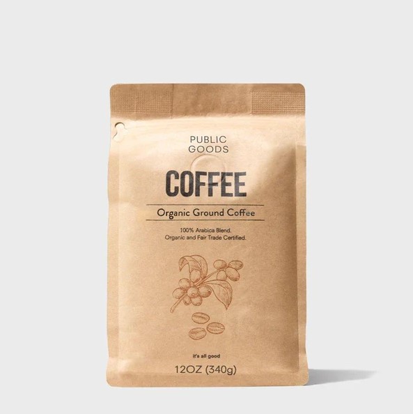 Public Goods Organic Ground Coffee