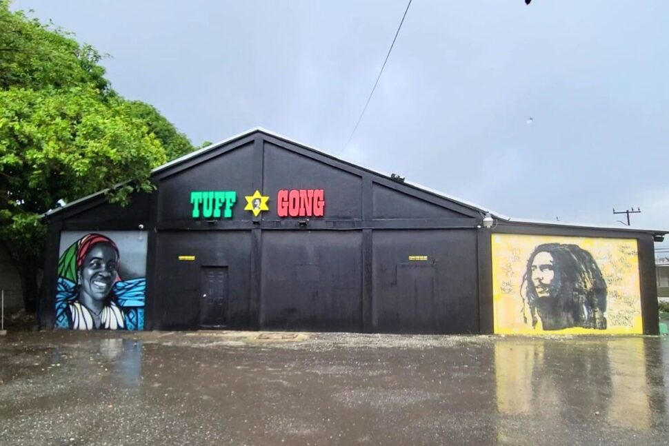 outside of Tuff Gong Studios