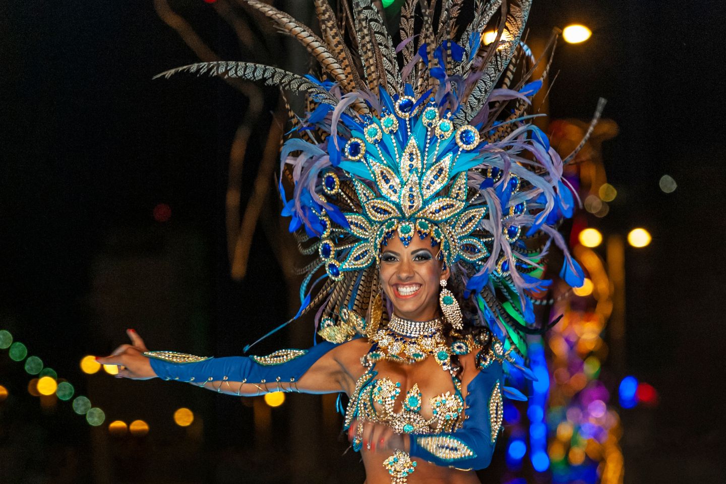 woman dressed in Carnival costume