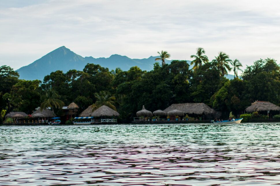 Granada Islets boat trip views of Mombacho Volcano