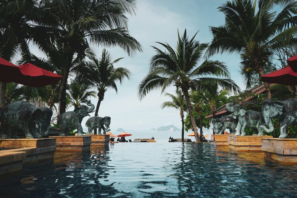 Pool in Krabi, Thailand