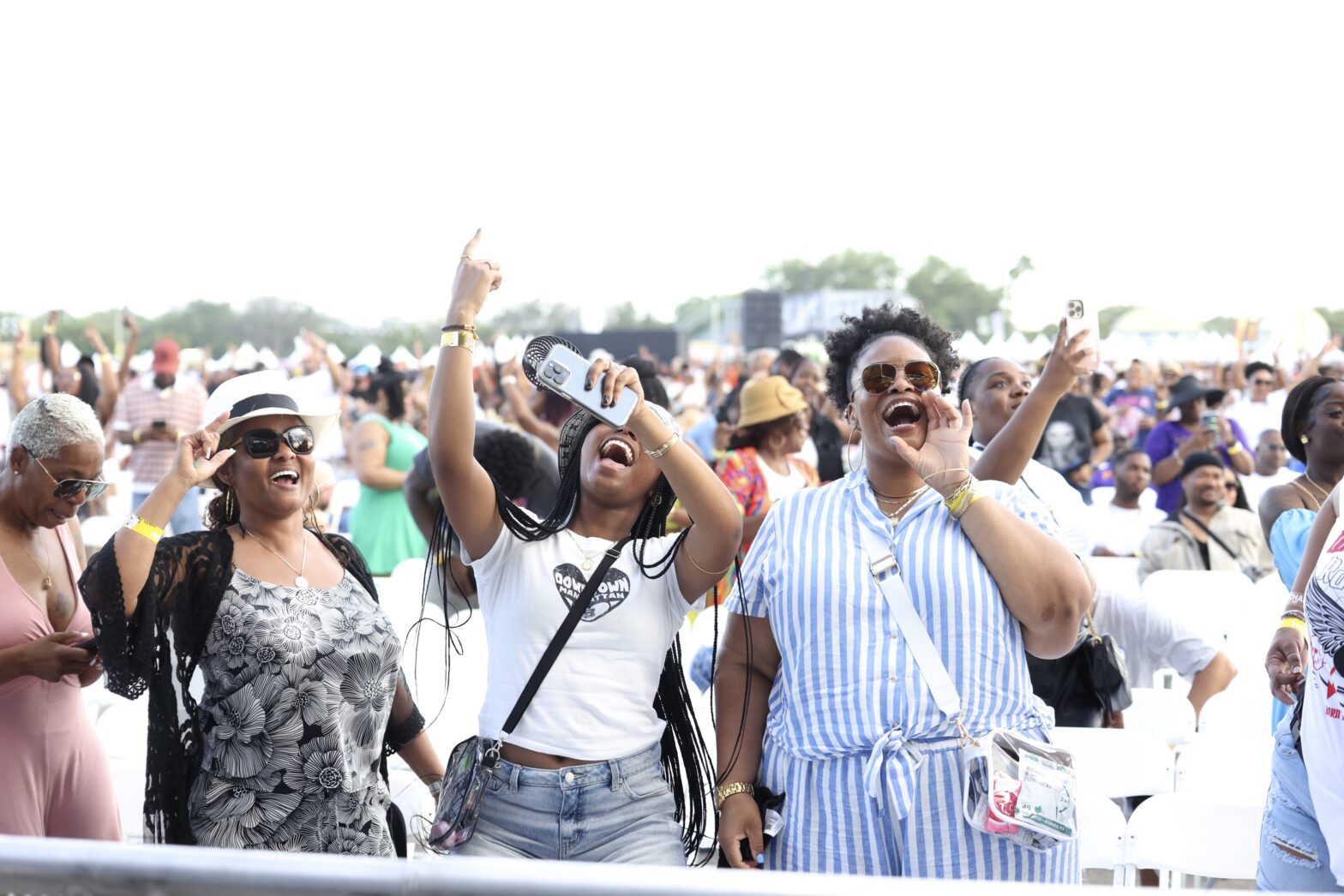 Crowd at Jazz in the Gardens