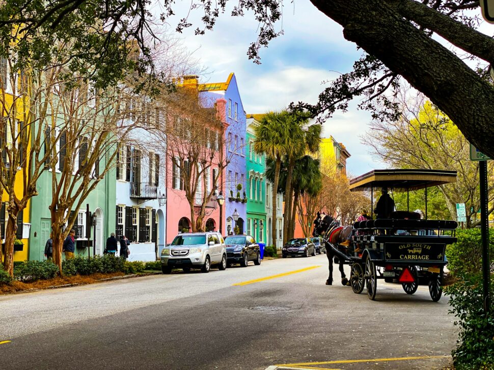 Horse drawn carriage in Charleston, South Carolina