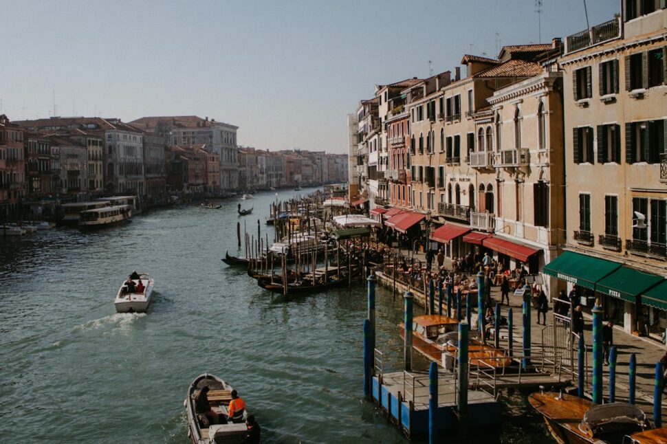 safest countries in europe. pictured: boats on a water.