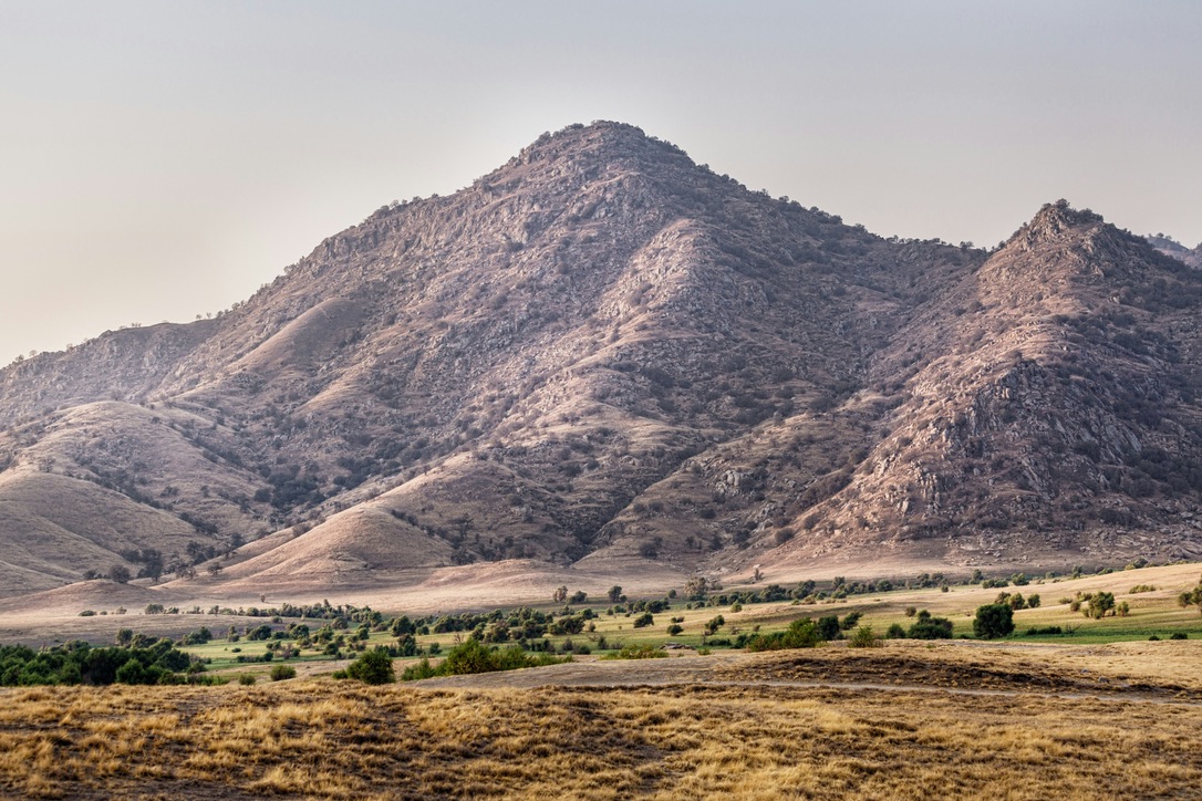 California is a destination that was heavily used to produce "The Ten Commandments". Check out where the movie was filmed. 
pictured: a mountain in Guadalupe, California