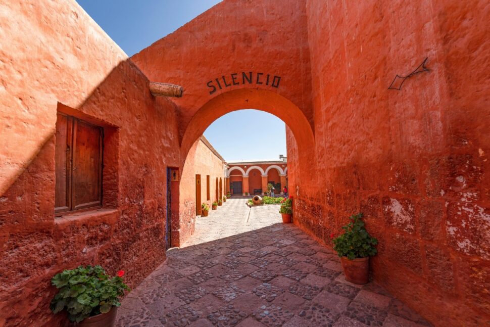 Santa Catalina Monastery in Arequipa, Peru