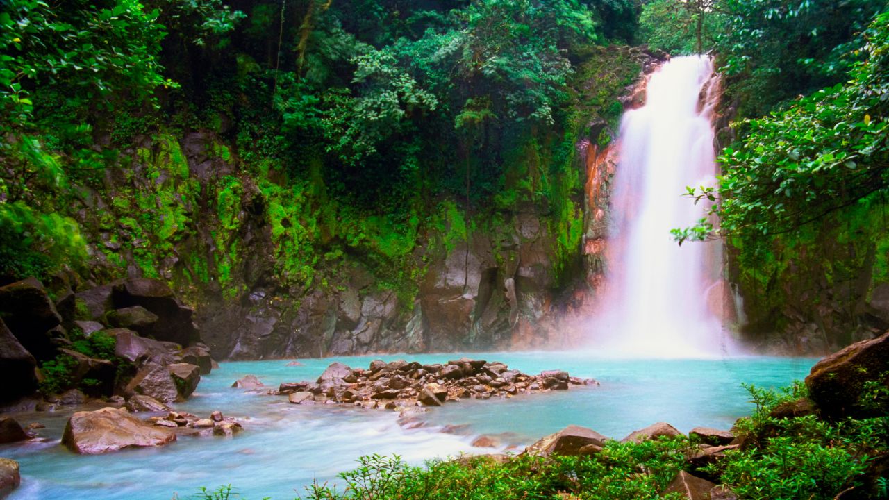 Celeste Waterfalls in Costa Rica