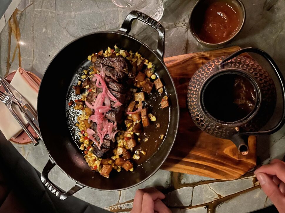 Strip steak birria at La Neta Cocina Y Lounge