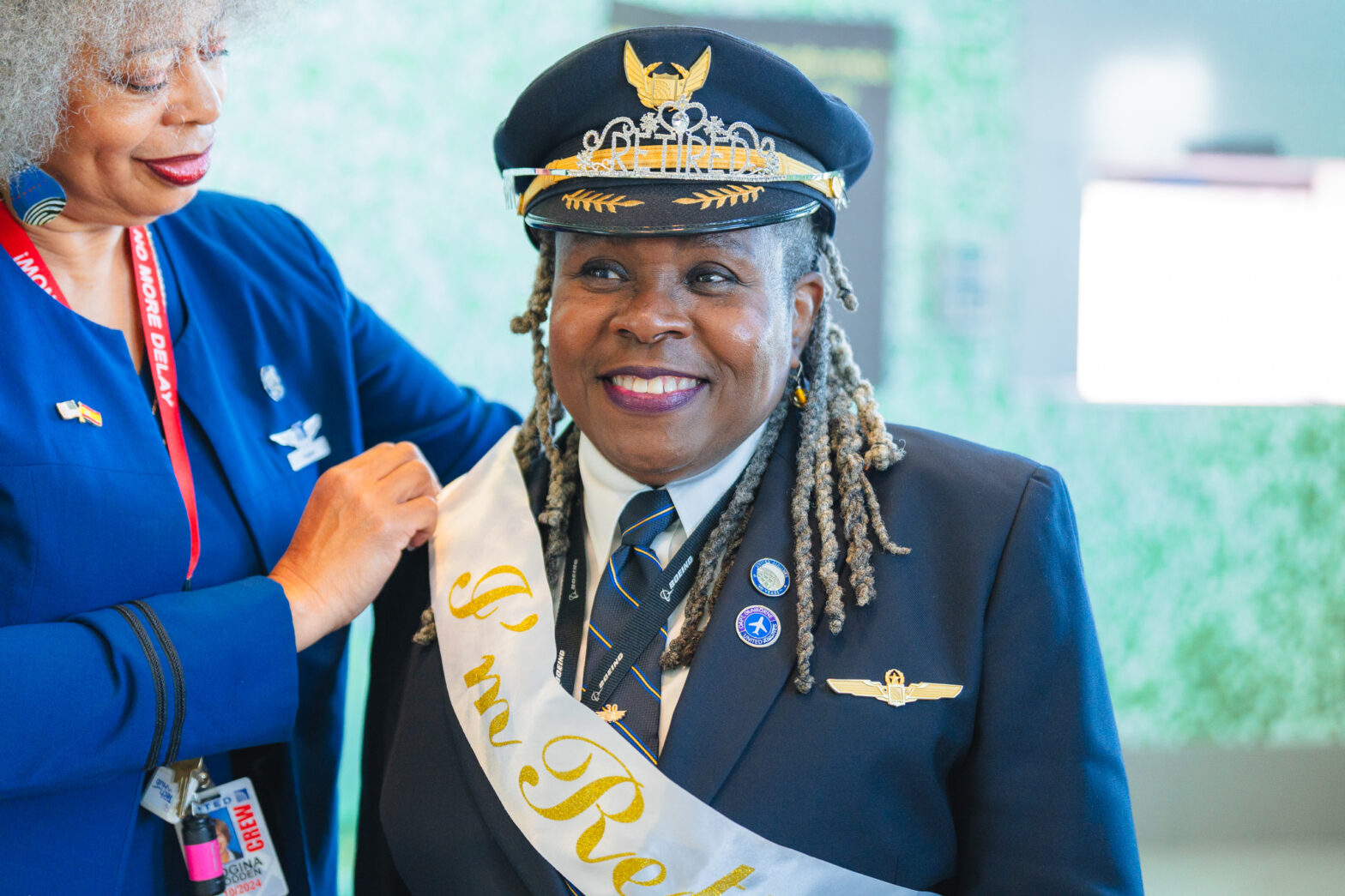 Captain Theresa Claiborne, U.S. Air Force's First Black Female Pilot, Talks Her Final Flight And Diversity In Aviation