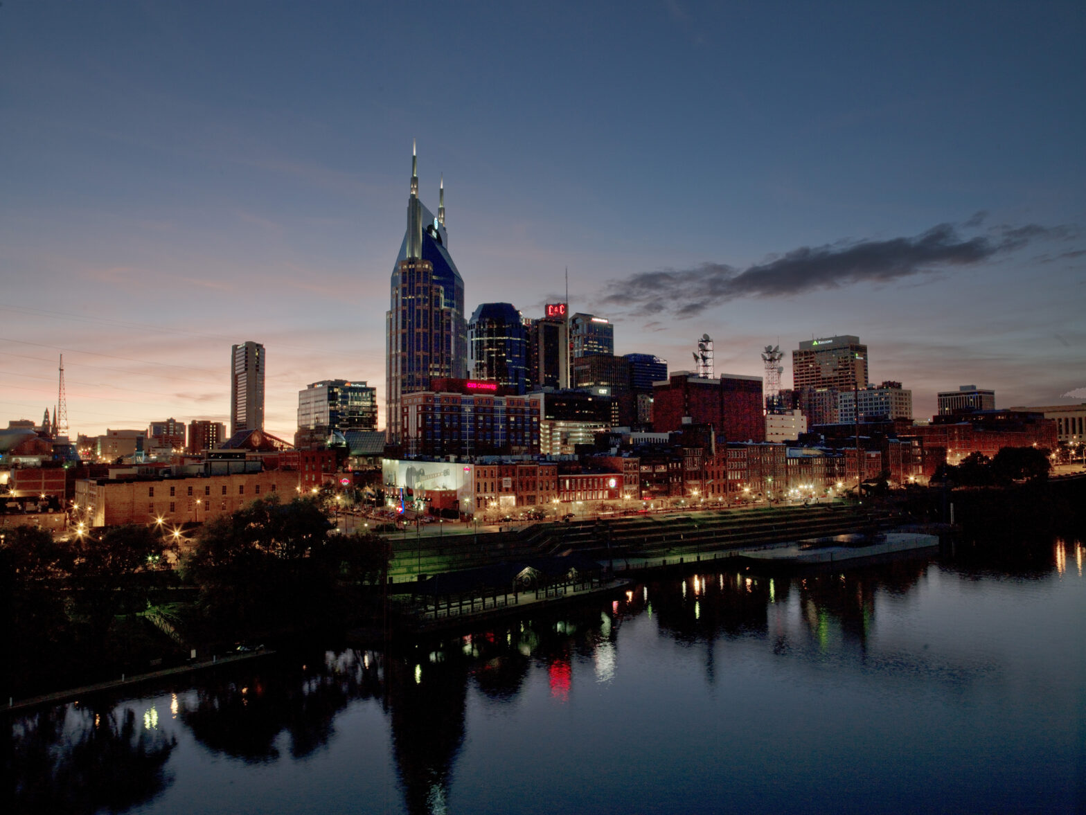 Nashville 2024 Events pictured: Nashville skyline