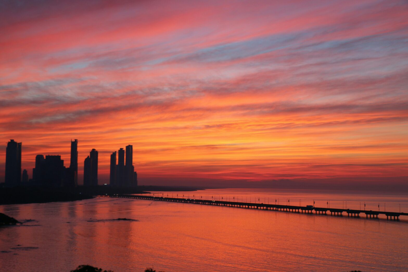 These are the top reasons for a dry season visit to Panama. Pictured: cityscape of Panama during sunset