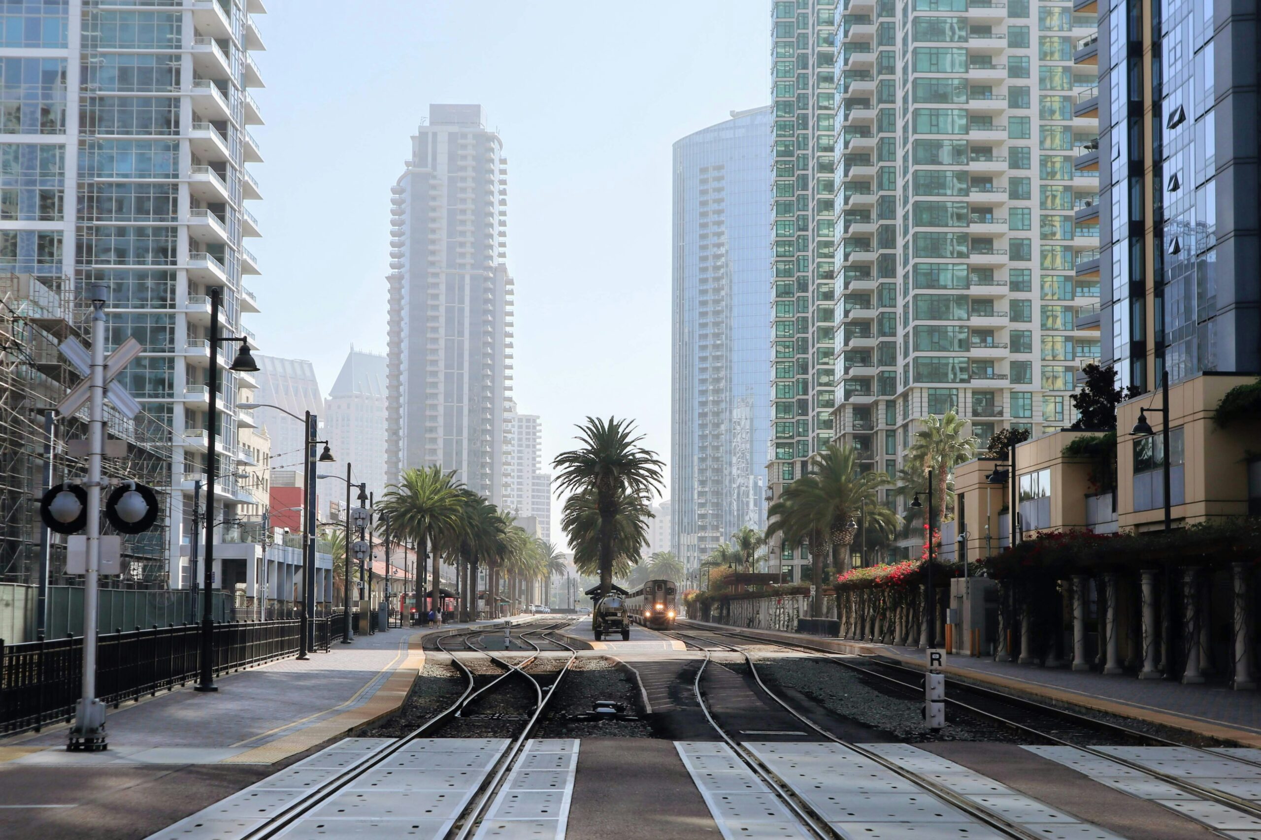 There are less crowds in San Diego during the fall. 
Pictured: an empty San Diego