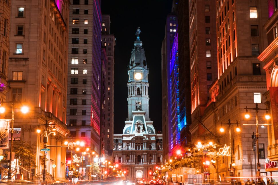 Philadelphia, Pennsylvania at night