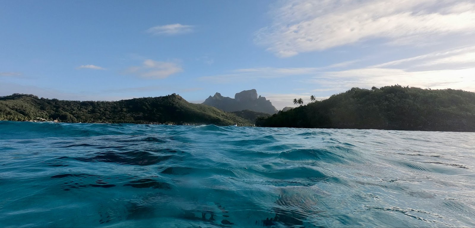 There are many beaches travelers should visit in Tahiti. 
pictured: clear water in Tahiti