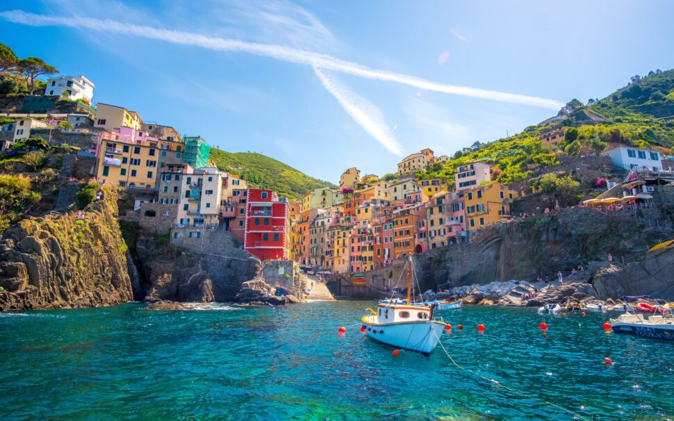 Riomaggiore, Italy in the Cinque Terre Region