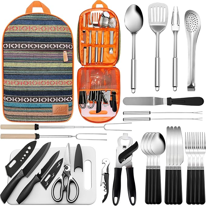 Portable Camping Kitchen Utensil Set