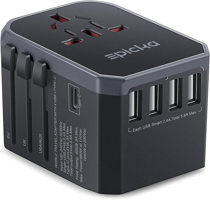 EPICKA Universal Travel Adapter One International