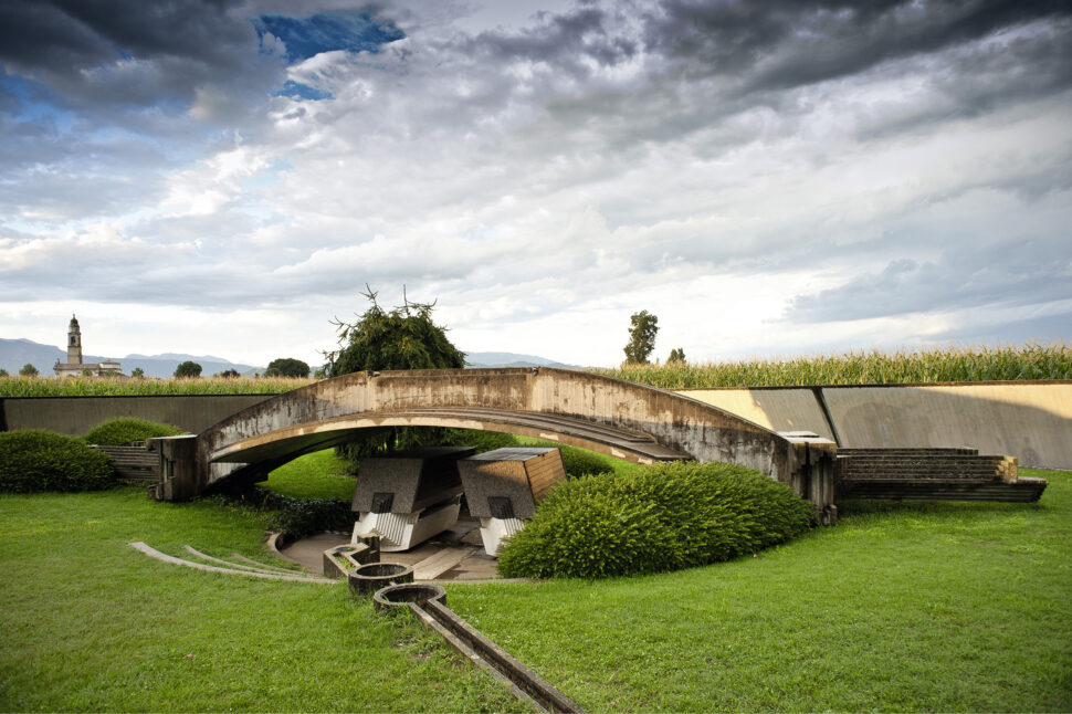 Where Was 'Dune 2' Filmed? pictured: Brion family tomb in Italy