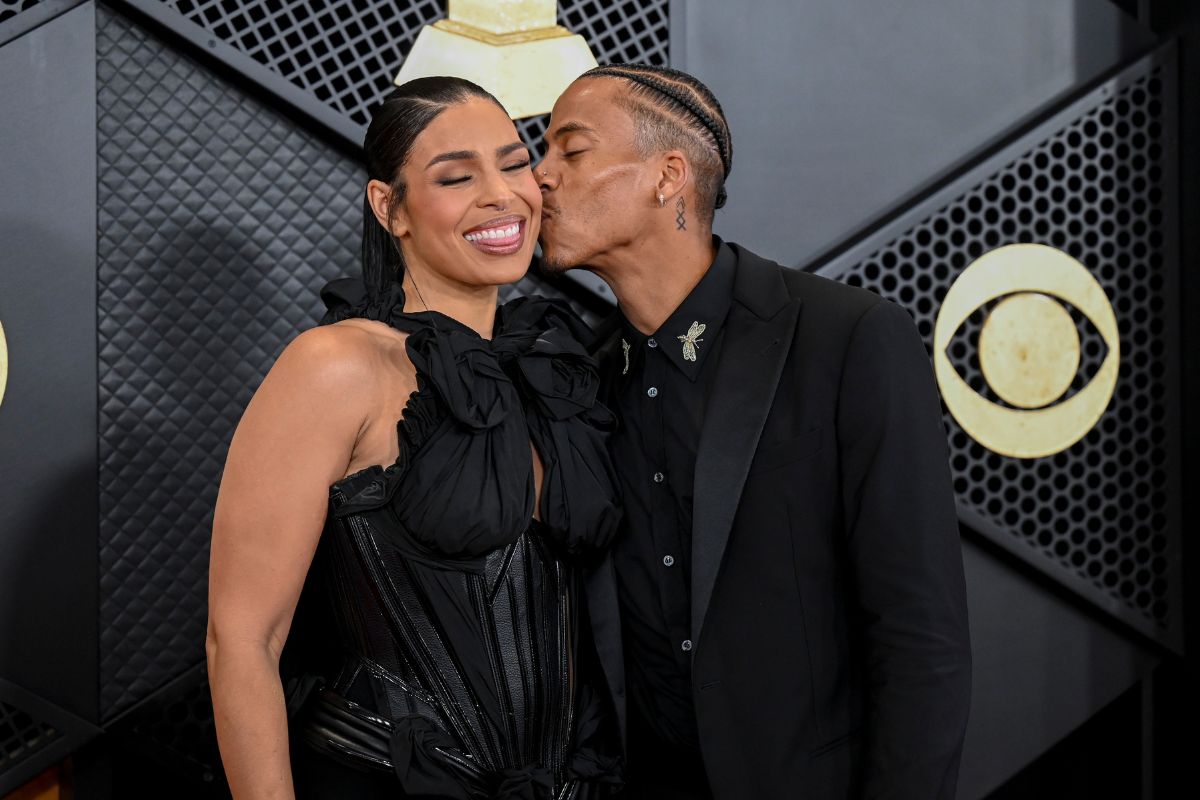 Jordin Sparks and Dana Isaiah at the 66th Annual GRAMMY Awards