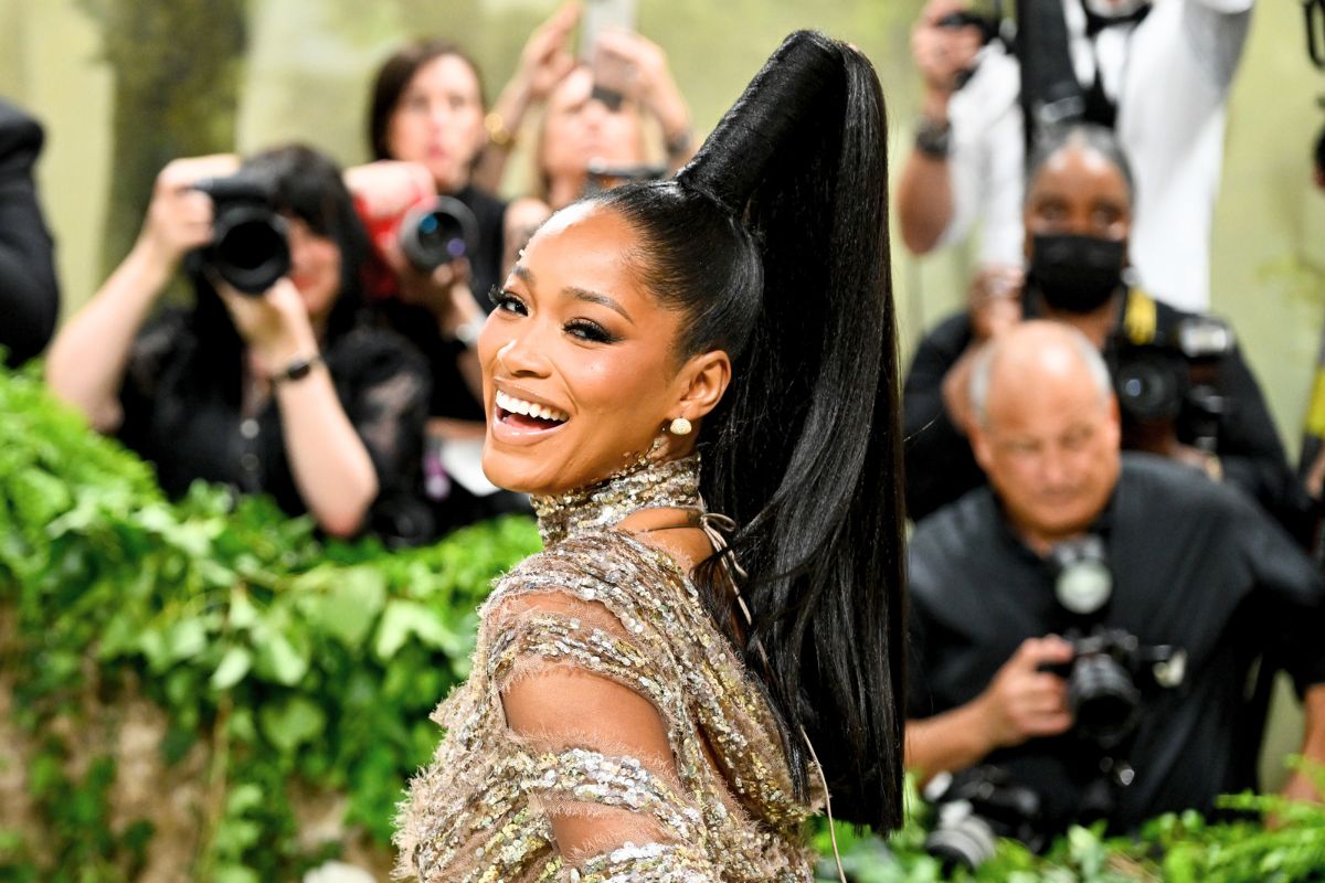 Keke Palmer on the red carpet at the 2024 Met Gala