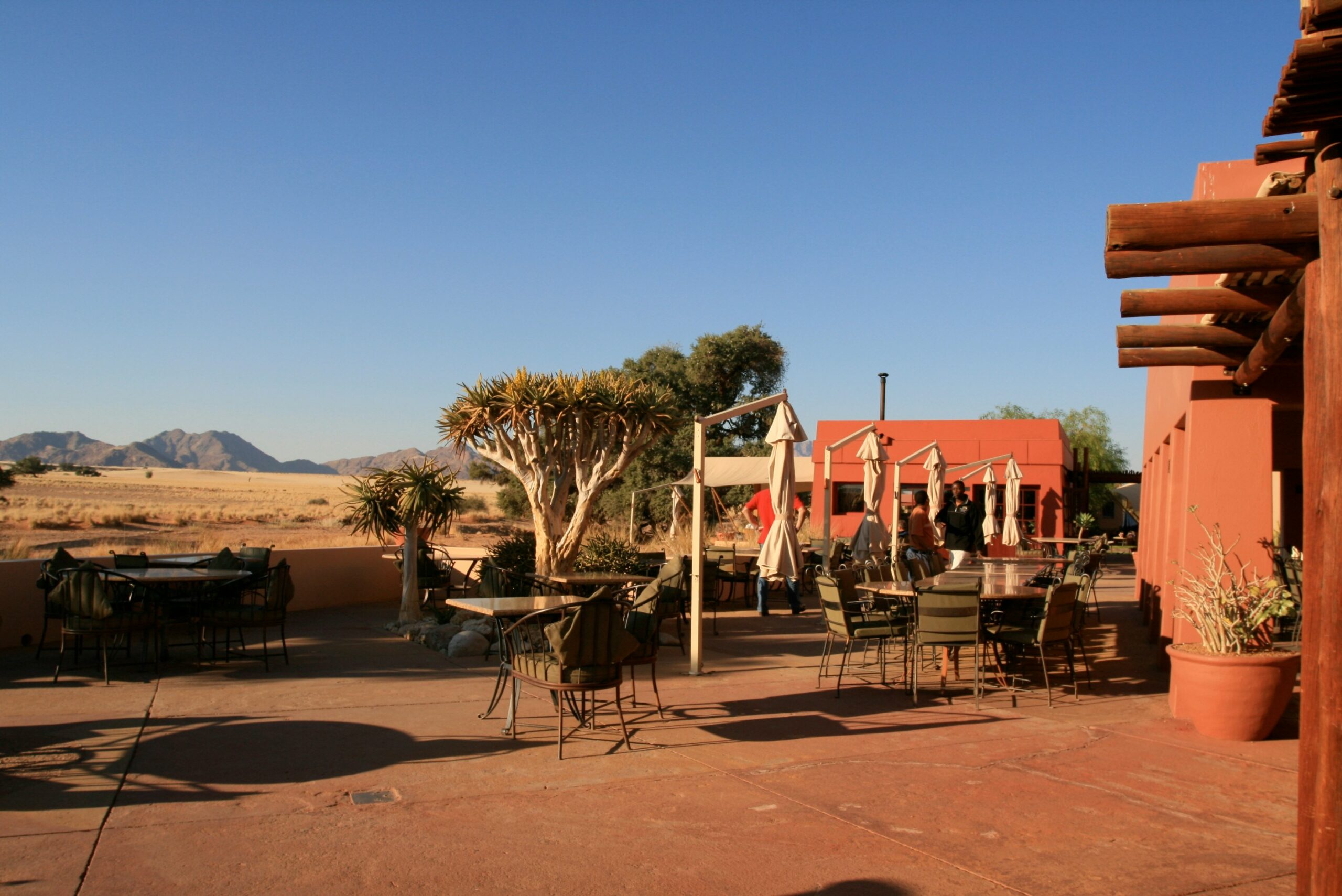 Fall is during the shoulder season in Namibia. 
Pictured: Namibia city