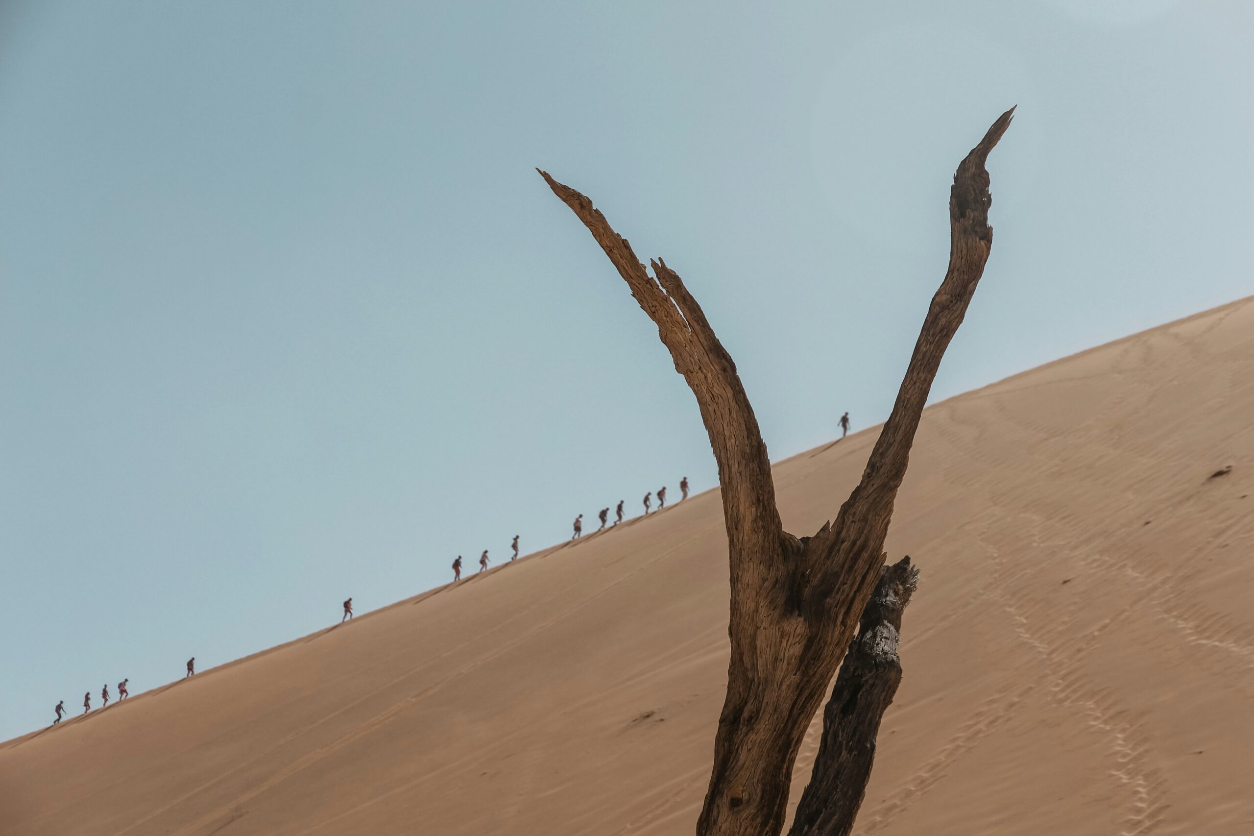 Travelers should enjoy outdoor activities in Namibia.
Pictured: Namibia tourists 