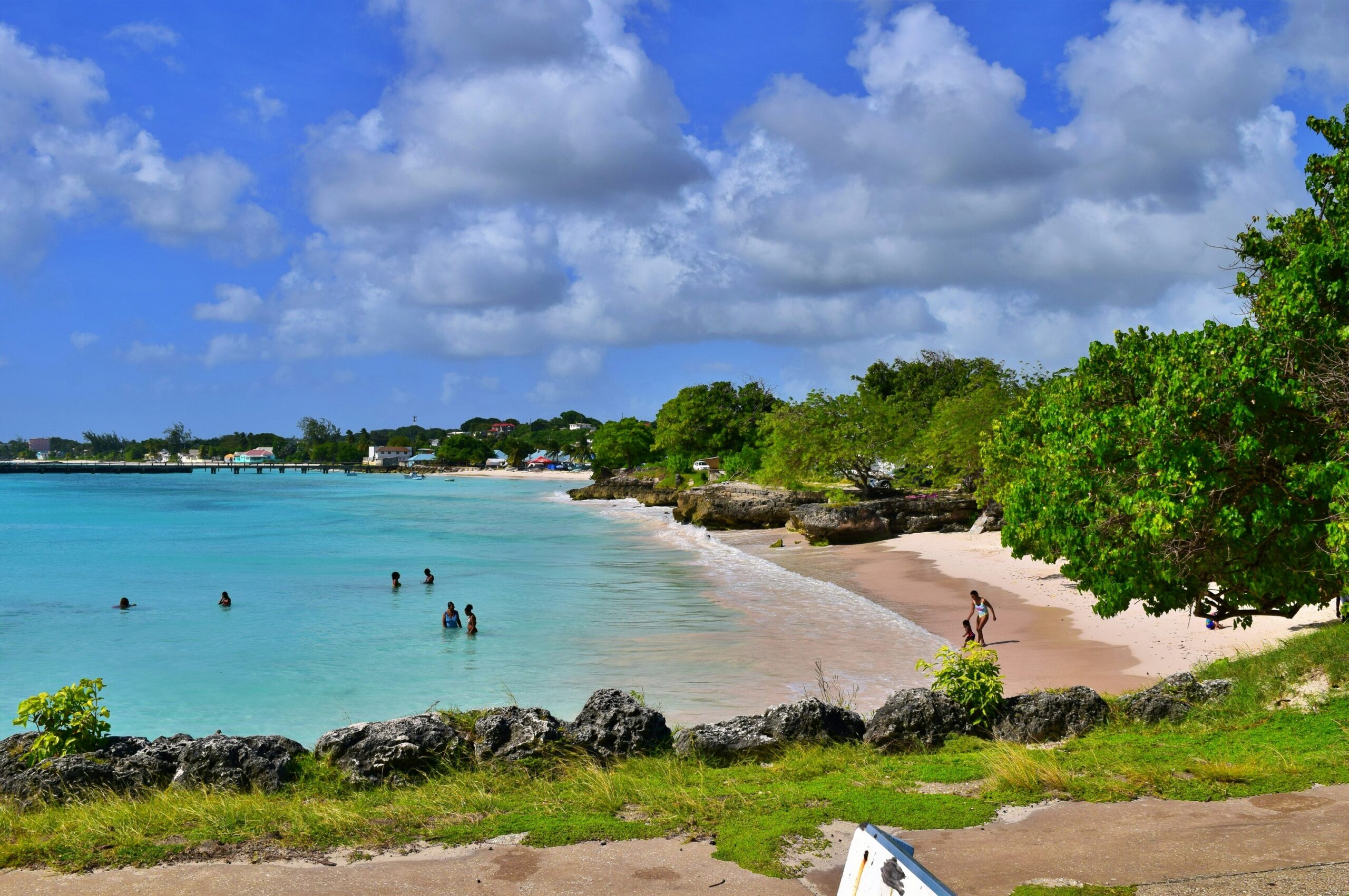 Barbados' nature is a top feature of the island. 
pictured: beach in Barbados