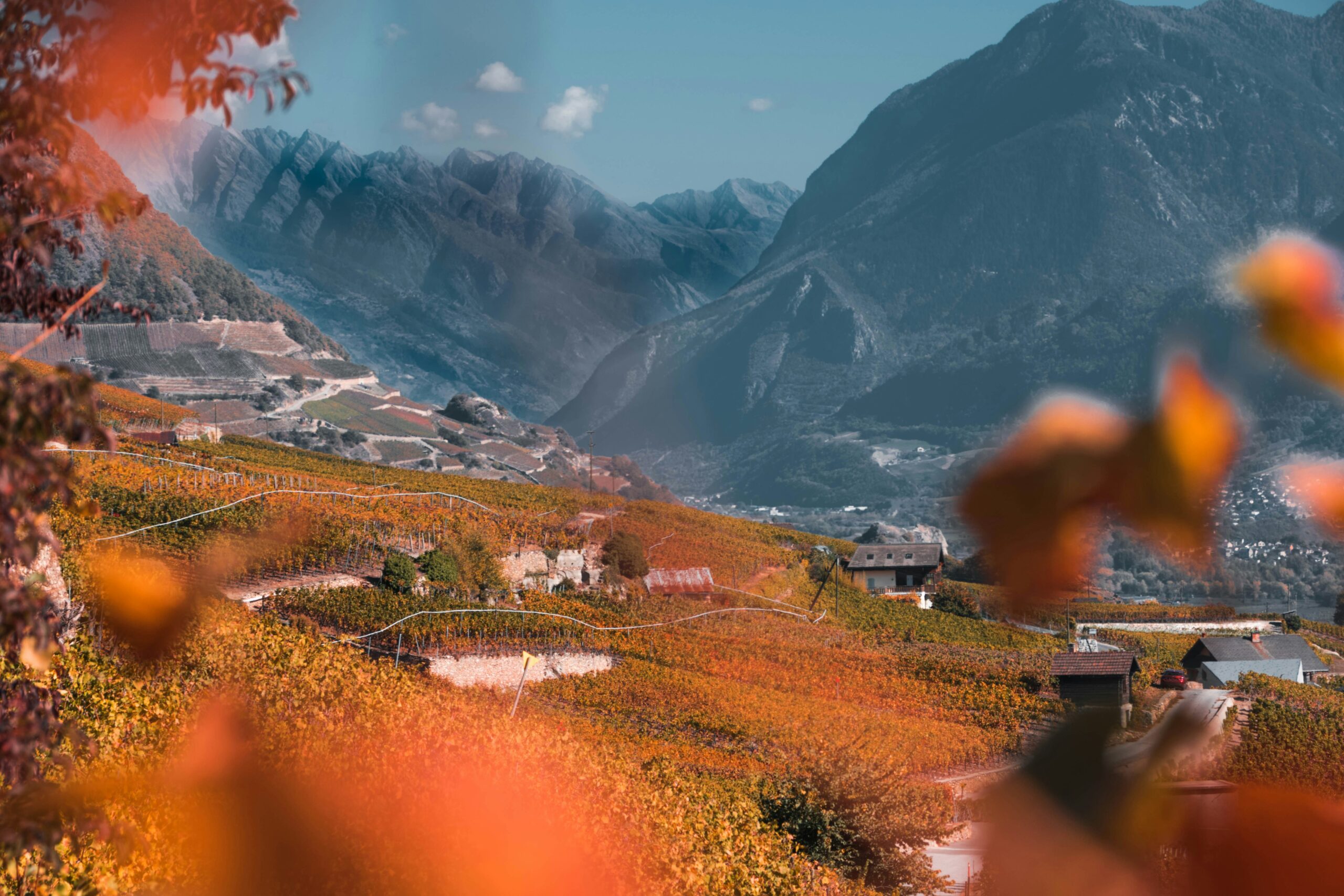 Switzerland’s weather in November is a benefit to visiting. 
Pictured: Switzerland in fall 