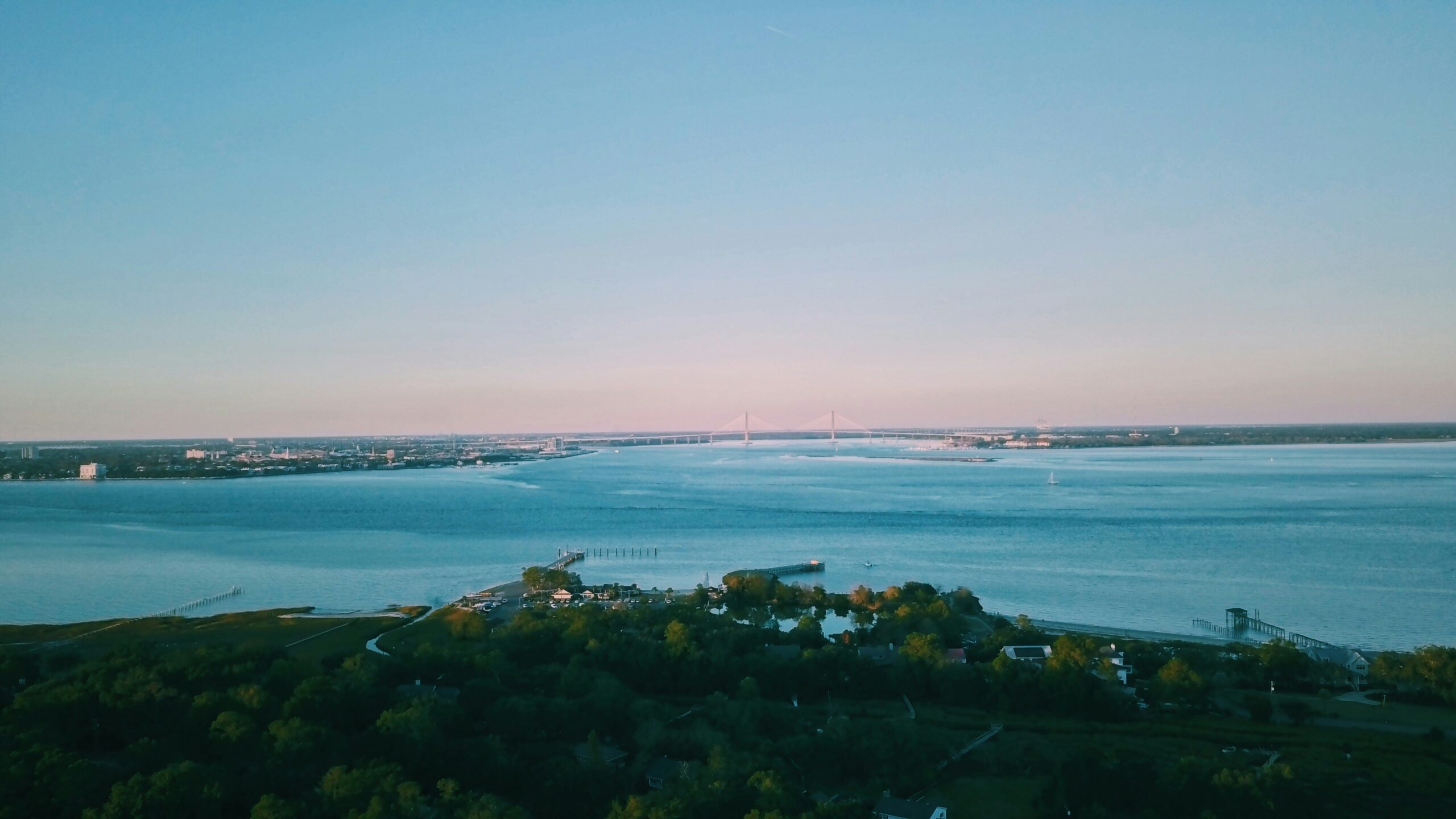 The coast of Charleston is most enjoyable during the spring. 
pictured: the coast of Charleston