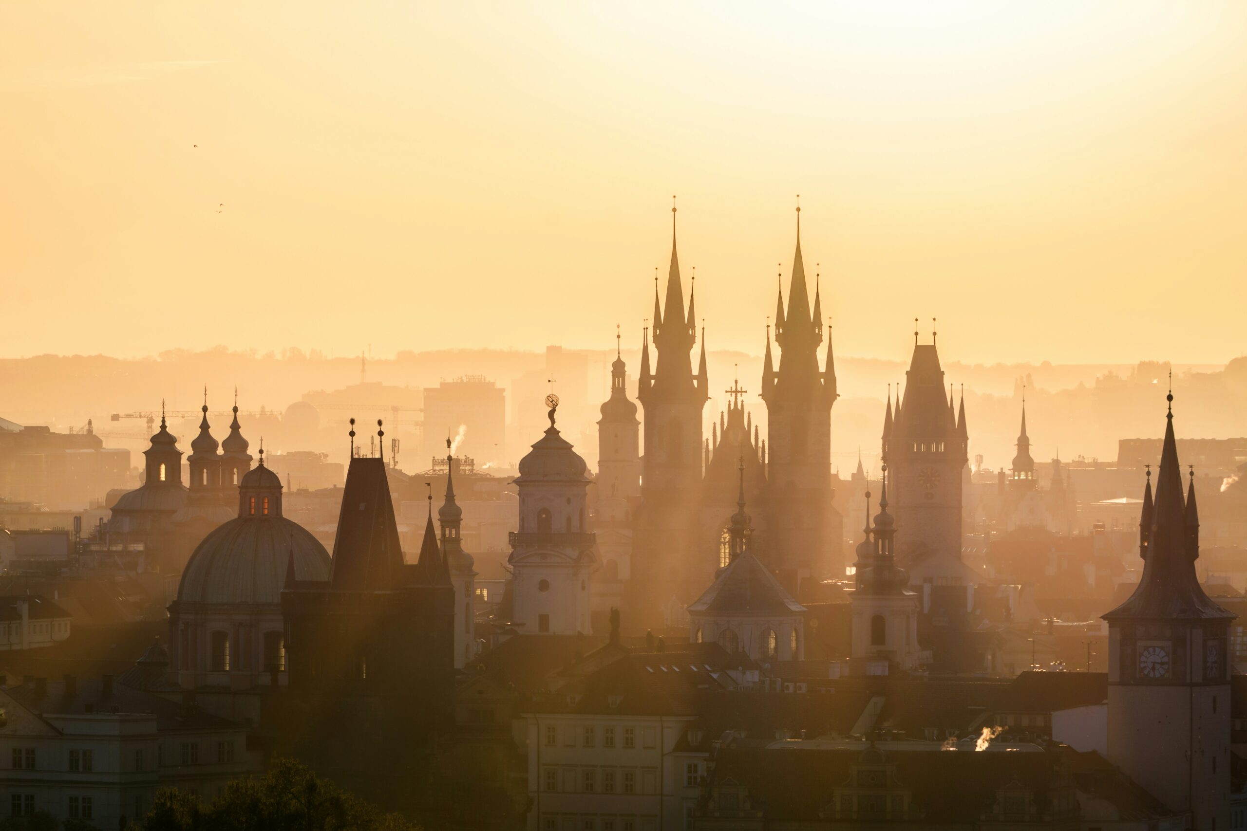 The historic sites of Prague are best explored in spring. 
Pictured: Prague 